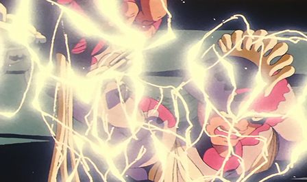 Descarga Elétrica de 1.000.000 de Volts da Medusa — Saint Seiya Anime Special